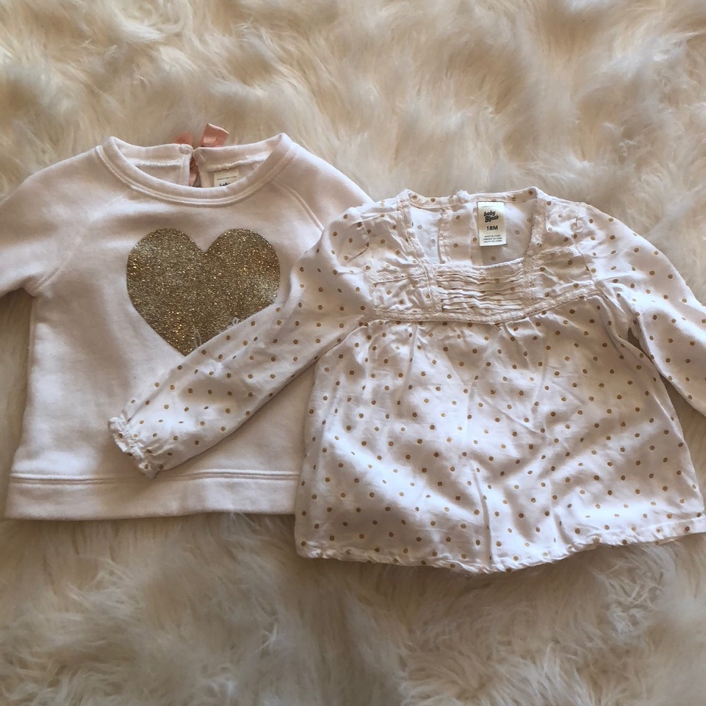 Set of 2 baby B’gosh  Fall/Winter shirts.